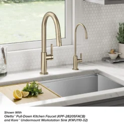 Single Handle Drinking Water Filter Faucet for Reverse Osmosis or Water Filtration System in Spot-Free Antique Champagne Bronze