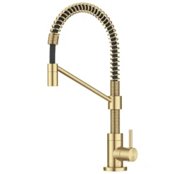 Single Handle Drinking Water Filter Faucet for Reverse Osmosis or Water Filtration System in Brushed Brass