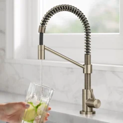 Single Handle Drinking Water Filter Faucet for Reverse Osmosis or Water Filtration System in Spot-Free Antique Champagne Bronze