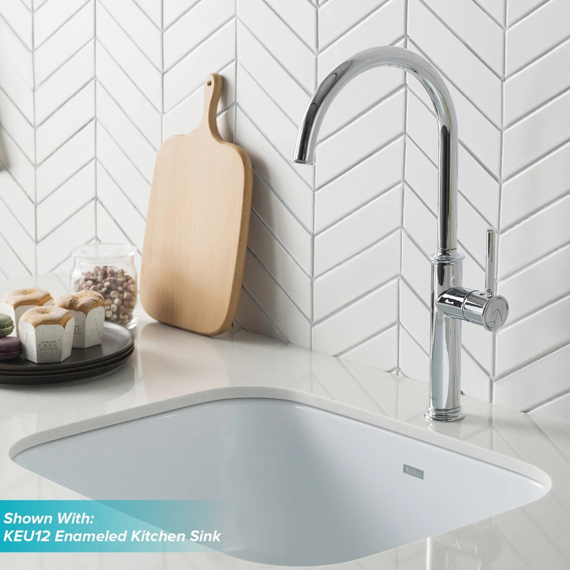 Single Handle Kitchen Bar Faucet in Chrome