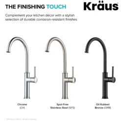Single Handle Kitchen Bar Faucet in Chrome