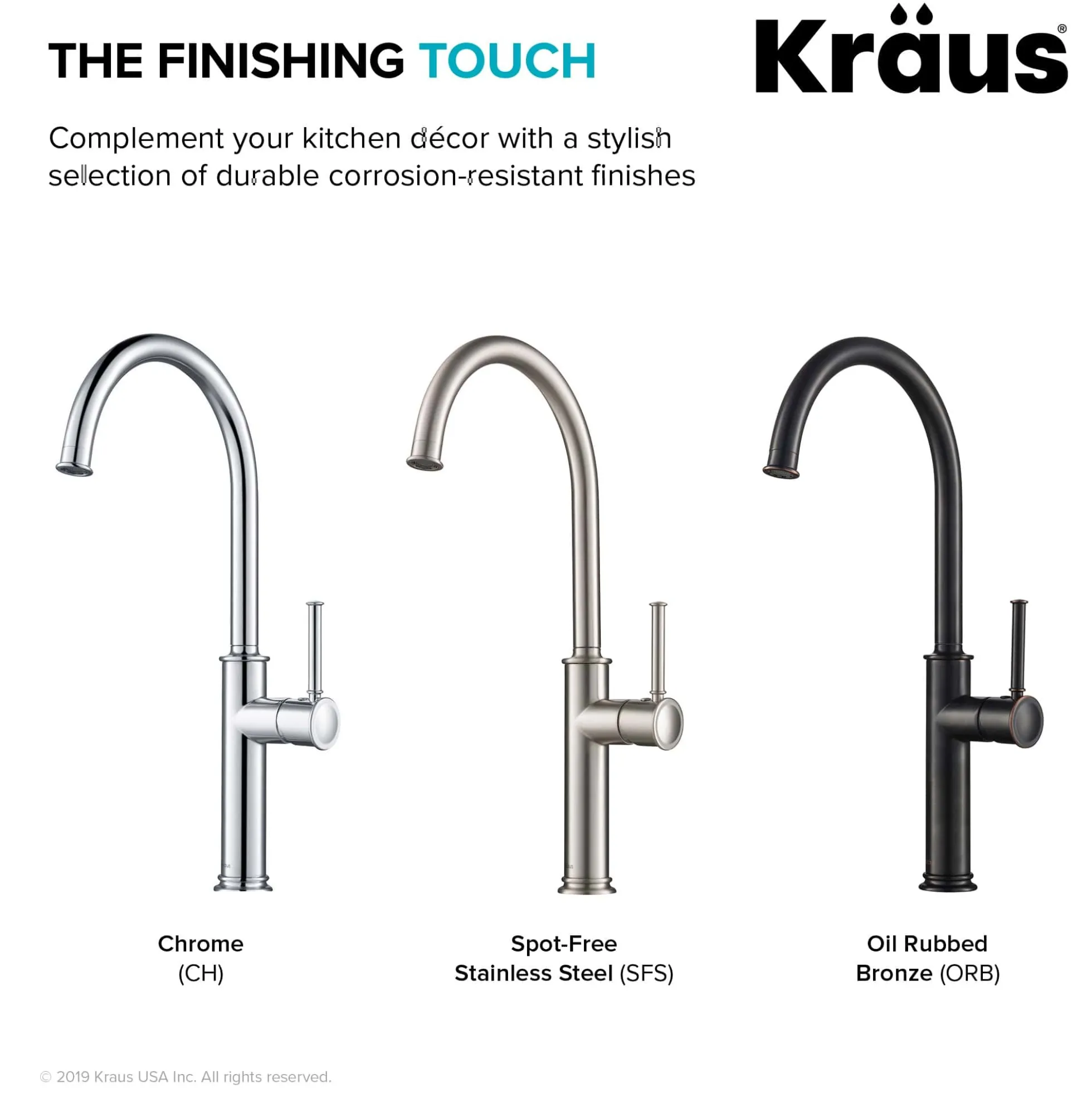 Single Handle Kitchen Bar Faucet in Chrome
