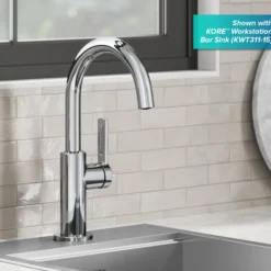 Single Handle Kitchen Bar Faucet in Chrome