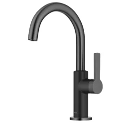 Single Handle Kitchen Bar Faucet in Matte Black / Spot Free Black Stainless Steel