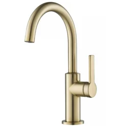 Single Handle Kitchen Bar Faucet in Spot Free Antique Champagne Bronze