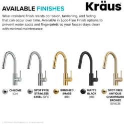 Single Handle Pull Down Kitchen Faucet with QuickDock Top Mount Installation Assembly in Chrome