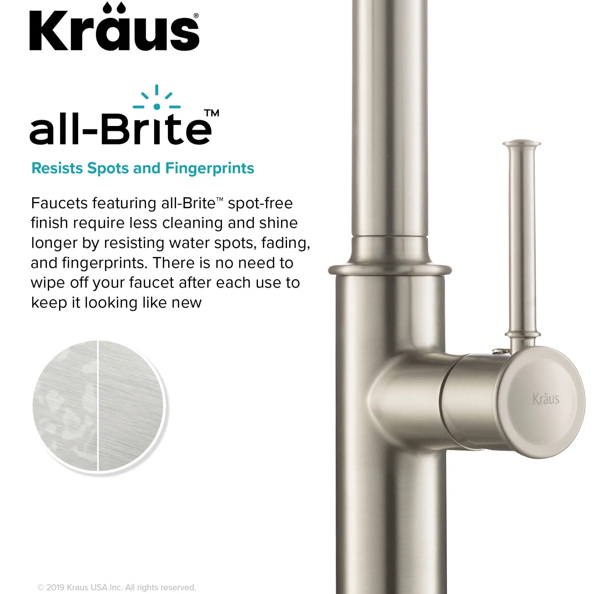 Single Handle Pull-Down Kitchen Faucet in Spot Free Stainless Steel