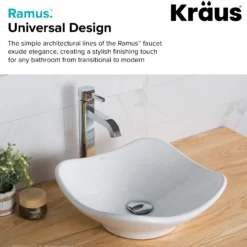 Single Handle Vessel Bathroom Faucet in Satin Nickel