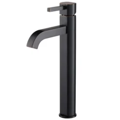 Single Handle Vessel Bathroom Faucet in Oil Rubbed Bronze