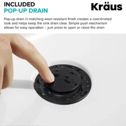 Single Handle Vessel Bathroom Faucet in Matte Black with Pop Up Drain and Supply Lines
