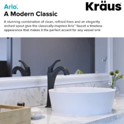 Single Handle Vessel Bathroom Faucet with Pop-Up Drain in Matte Black (2-Pack)