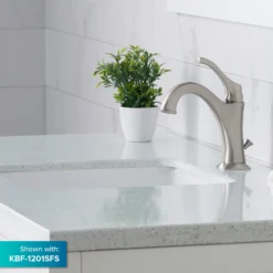 17" Square Porcelain CeramicUndermountBathroom Sinkin Whitewith OverflowDrain