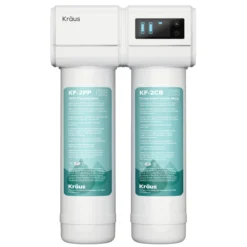 2-Stage Under Sink Water Filtration System with Digital Display Monitor