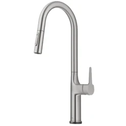 Tall Modern Single-HandleTouch KitchenSink Faucet with Pull Down Sprayer inSpot Free Stainless Steel