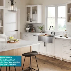 Touchless Sensor Bridge Kitchen Faucet with Pull-Down Sprayhead in Spot-Free Stainless Steel