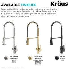Touchless Sensor Commercial Single Handle Pull Down Kitchen Faucet in Spot Free Stainless Steel
