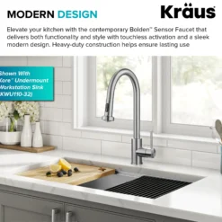 Touchless Sensor 2-Function Single Handle Pull Down Kitchen Faucet in Spot-Free Stainless Steel