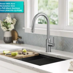 Touchless Sensor Pull-Down Single Handle Kitchen Faucet in Spot-Free Stainless Steel
