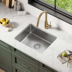 21" Undermount 16 Gauge Stainless Steel Single Bowl Kitchen Sink