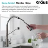 33" Undermount Kitchen Sink w/ Bolden Commercial Pull-Down Faucet and Soap Dispenser in Stainless Steel