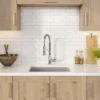 23" Undermount Kitchen Sink w/ Bolden Commercial Pull-Down Faucet and Soap Dispenser in Chrome