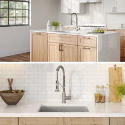 23" Undermount Kitchen Sink w/ Bolden Commercial Pull-Down Faucet and Soap Dispenser in Stainless Steel