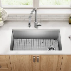33” Undermount Single Bowl 18-Gauge Stainless Steel Kitchen Sink