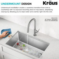 15”Undermount Workstation Single Bowl 18-Gauge Stainless SteelBarKitchen Sinkwith Accessories