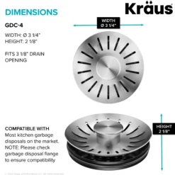 Universal Kitchen Sink Strainer / Stopper forGarbage Disposals