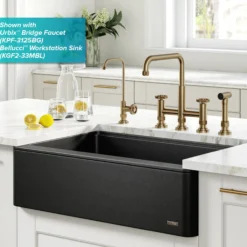 Urbix 100% Lead-Free Kitchen Water Filter Faucet in Brushed Gold