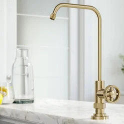 Urbix 100% Lead-Free Kitchen Water Filter Faucet in Brushed Gold