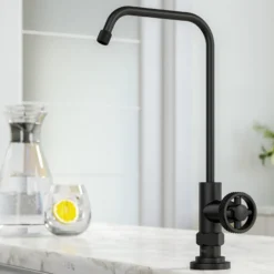Urbix 100% Lead-Free Kitchen Water Filter Faucet in Matte Black