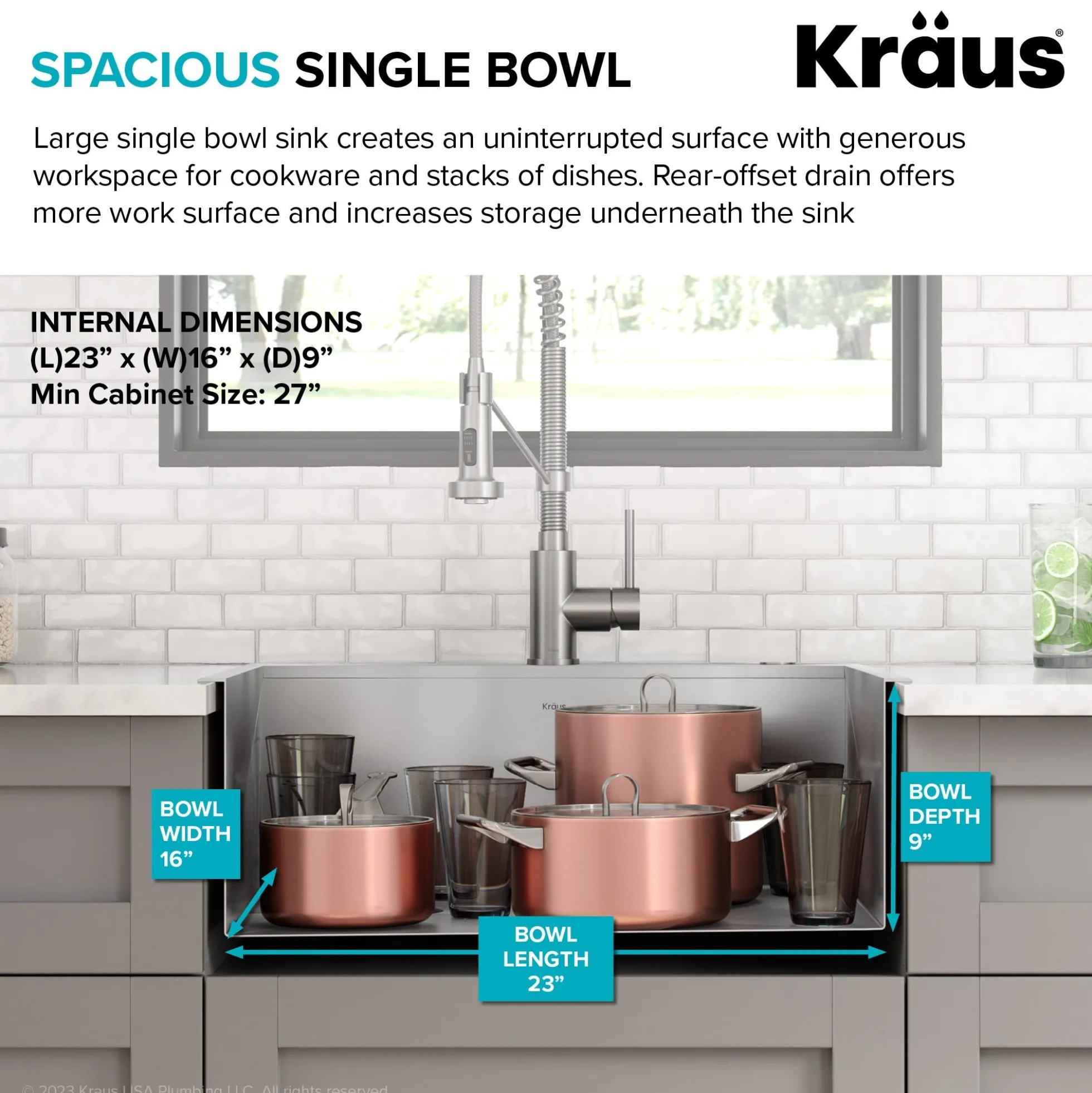 Workstation 25" Dual Mount 18 Gauge Stainless Steel Single Bowl Kitchen Sink with Accessories
