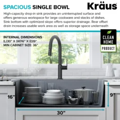 Workstation 33 in. Drop In Single Bowl Granite Kitchen Sink in Metallic Gray with Accessories