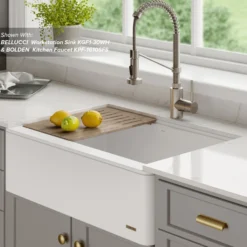 Workstation Kitchen Sink Wood Grain Composite Cutting Board