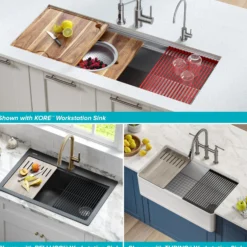 Workstation Multipurpose Over Sink Roll-Up Dish Drying Rack in Green