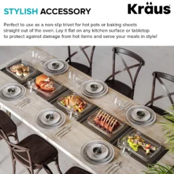 Workstation Multipurpose Over Sink Roll-Up Dish Drying Rack in Aqua